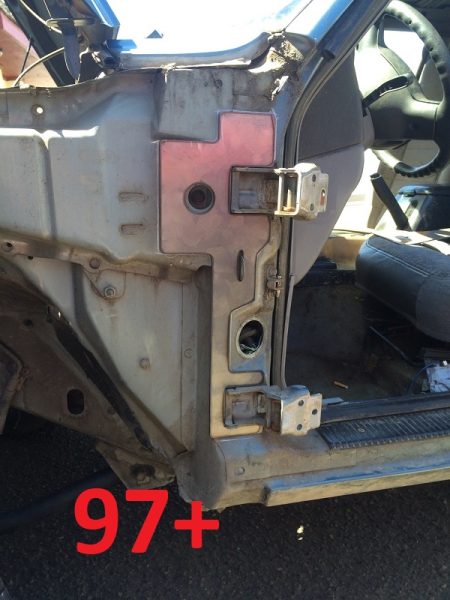 Jeep XJ MJ Door Hinge Brace Kit - Weld-On Reinforcement for Cherokee & Comanche (Pair)