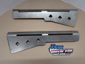 Jeep Cherokee XJ Comanche MJ Lower Link Mount Reinforcement Plate - Weld-On Overlap for Long Arm Suspension Upgrade (Pair)