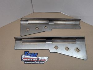 Jeep Cherokee XJ Comanche MJ Lower Link Mount Reinforcement Plate - Weld-On Overlap for Long Arm Suspension Upgrade (Pair)