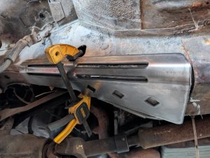 Jeep Cherokee XJ Comanche MJ Lower Link Mount Reinforcement Plate - Weld-On Overlap for Long Arm Suspension Upgrade (Pair)