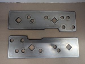 Jeep Cherokee XJ Comanche MJ Bottom Steering Box Reinforcement Plate - Weld-On Unibody Support from Front Plate to Track Bar Mount